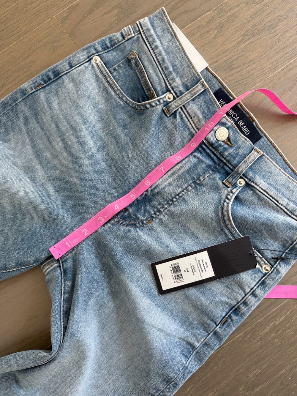 Veronica Beard Beverly High Rise Skinny Flare Riviera Breeze Size 28 With Tags - Picture 5 of 10